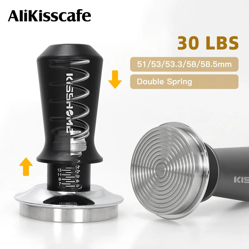 Calibrated Constant Pressure Espresso Tamper 30lb | 51mm 53mm 58mm