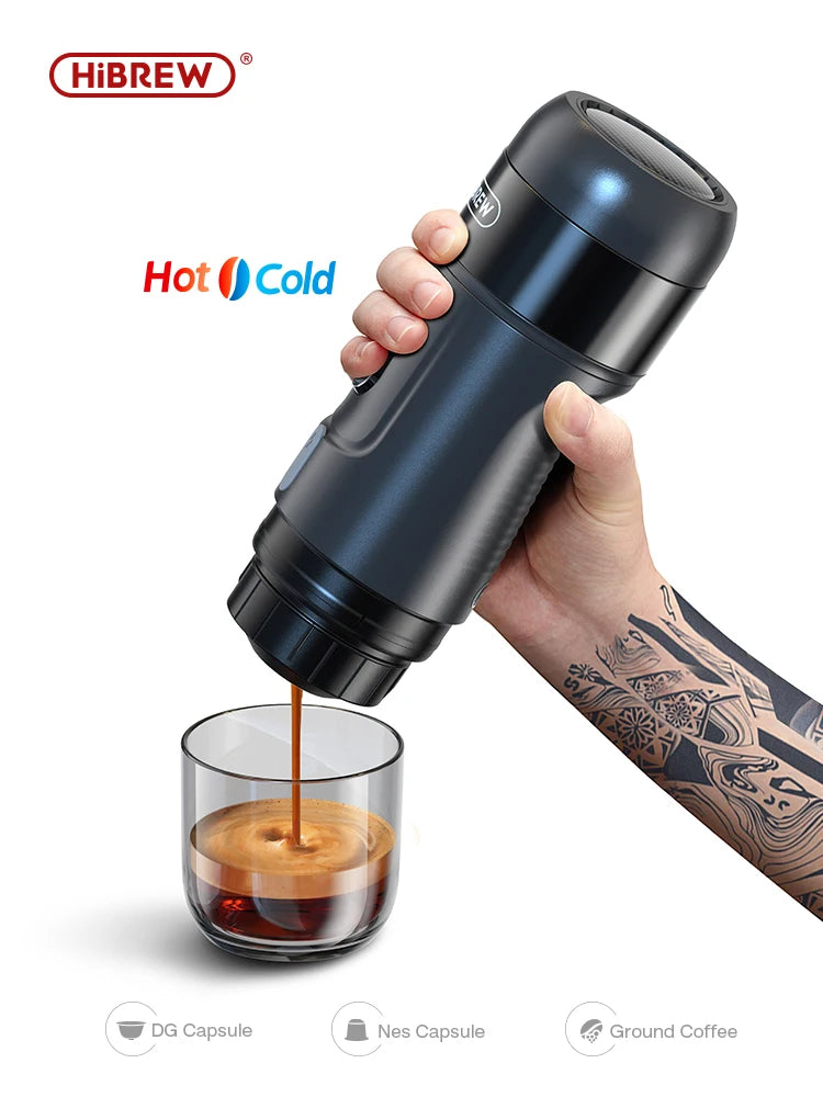 HiBREW H4A Portable Espresso Machine | Nespresso & Dolce Gusto Compatible