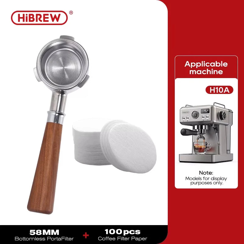 Bottomless Portafilter 51mm 58mm for HiBREW Espresso Machines