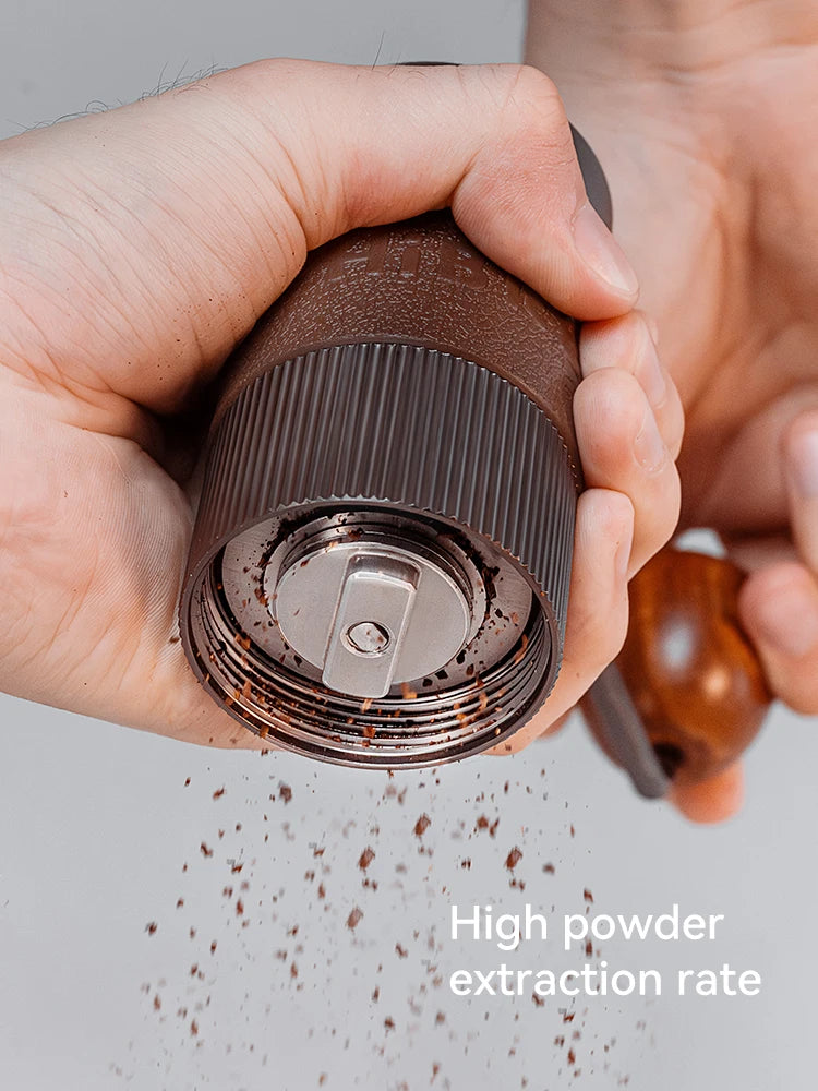 HiBREW Manual Coffee Grinder | 22g Conical Burr | 11 Grind Settings