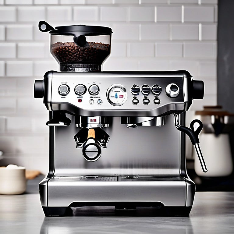 Espresso Machine with Conical Burr Grinder | 9 Bar Combo
