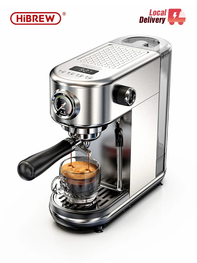 HiBREW H10B Semi-Automatic Espresso Machine | 20 Bar Pressure