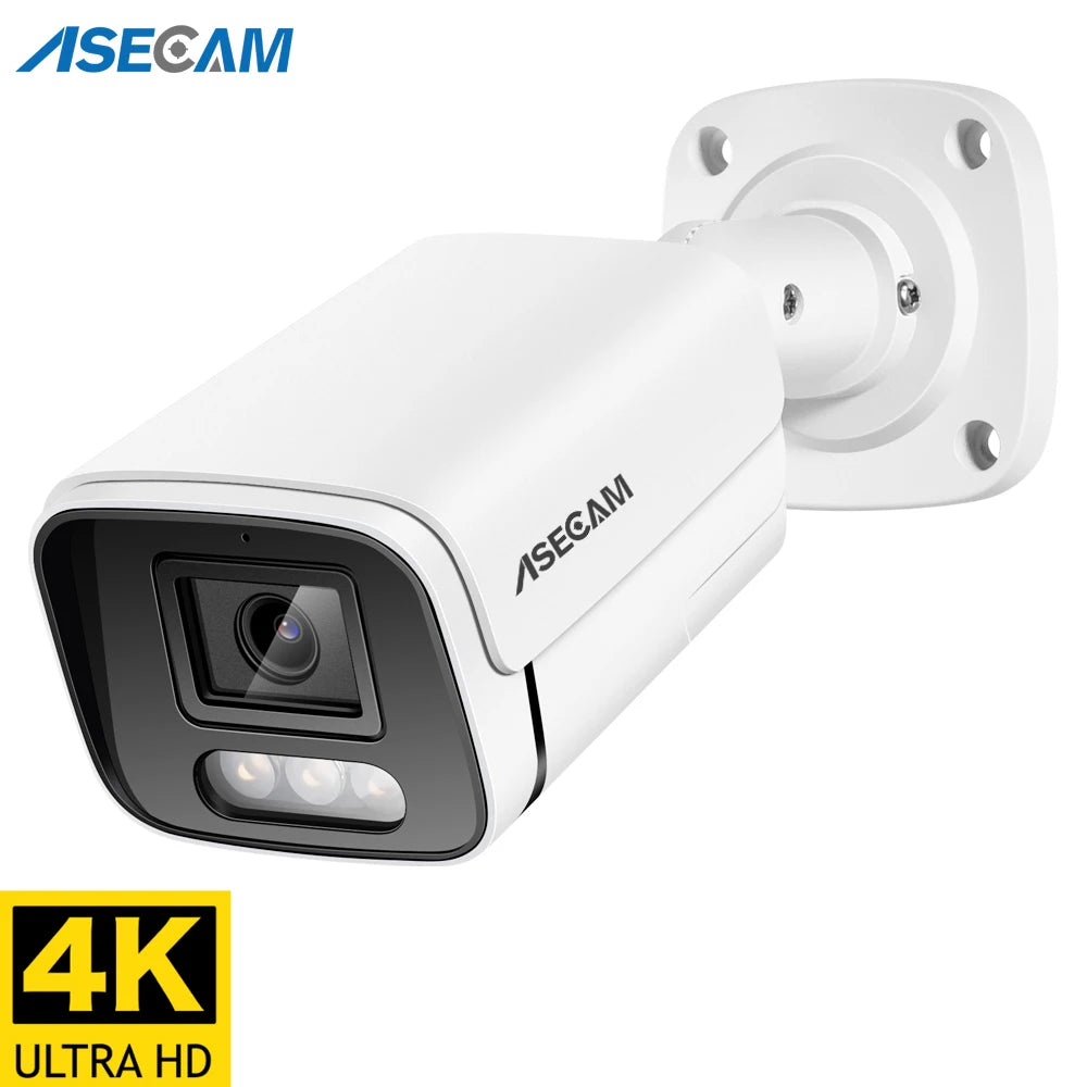 4K IP Security Camera Outdoor POE Metal Bullet 8MP