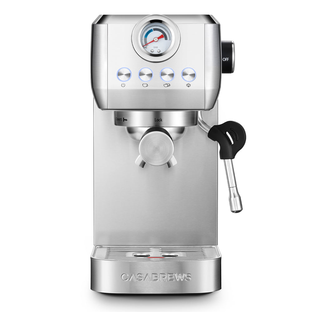 Casabrews 20-Bar Espresso Machine | Stainless Steel with Steam Wand