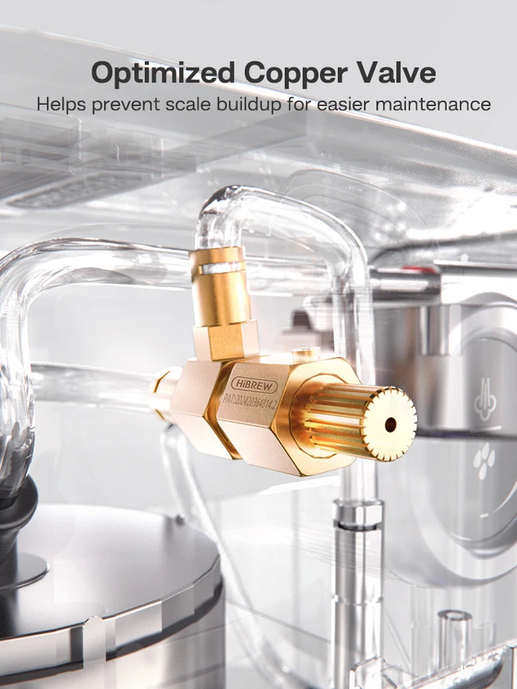 HiBREW Semi-Automatic Espresso Machine 20 Bar Pump Coffee Maker