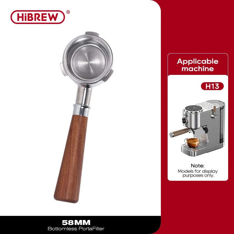 Bottomless Portafilter 51mm 58mm for HiBREW Espresso Machines