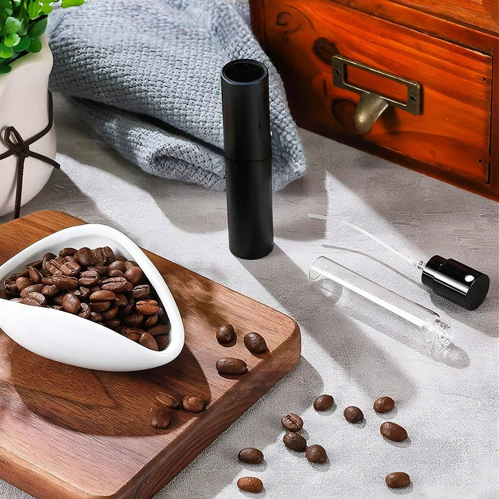 Coffee Bean Spray Bottle 10ml | Anti-Static Mister for Grinders