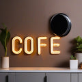 LED Neon Coffee Sign | Magnetic Café Wall Décor