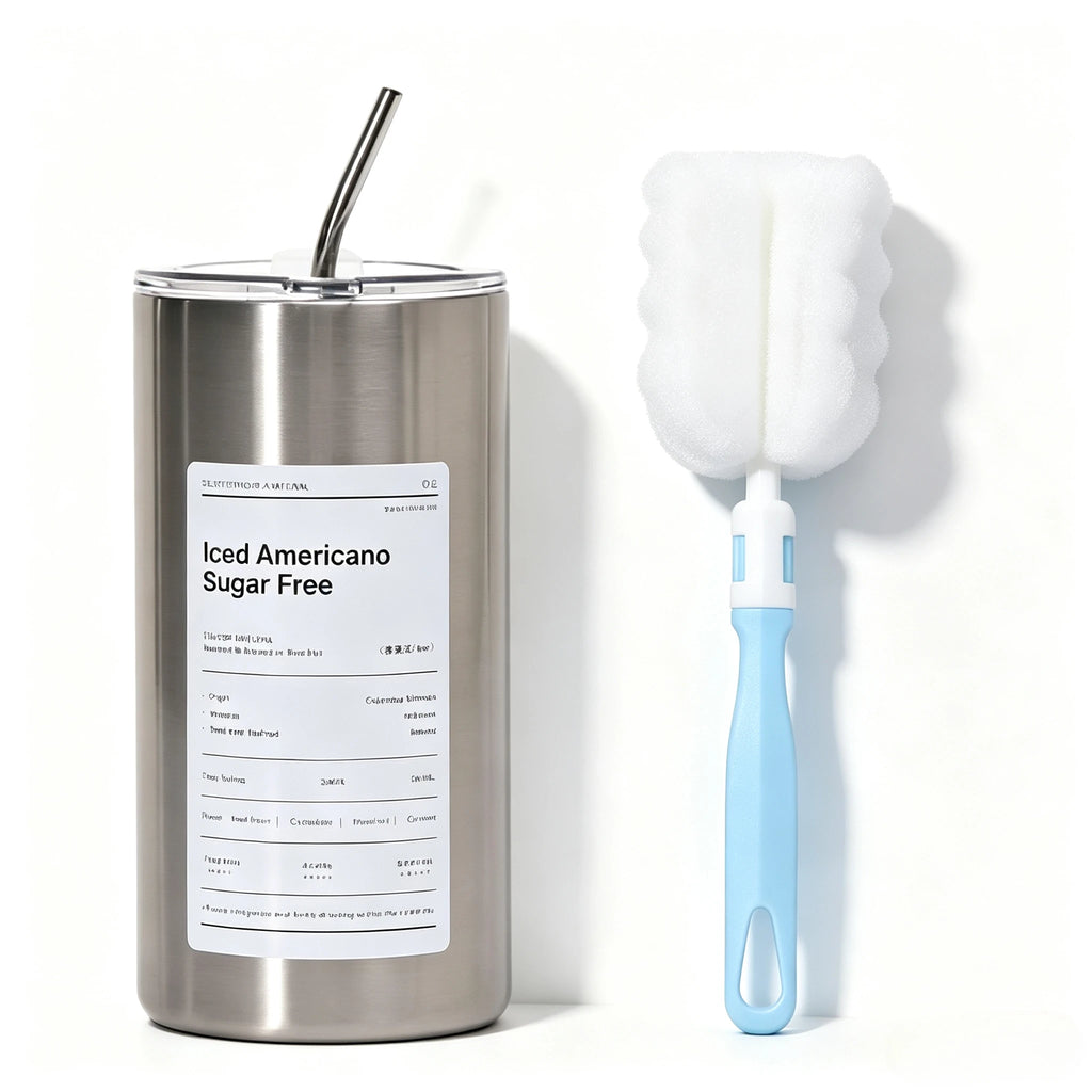 600ml Thermos Portable Stainless Steel Coffee Cup Thermos Bottle with Straw Insulation Drinkware Does Not Contain BPA