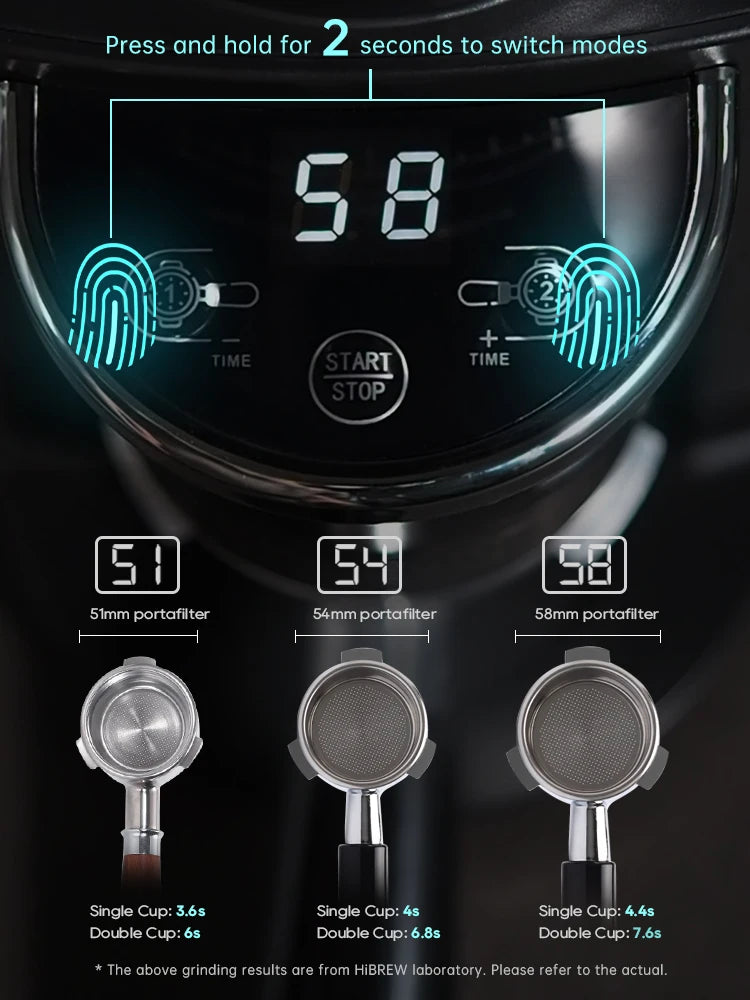 HiBREW G3 Burr Coffee Grinder | 34 Grind Settings | Espresso & Pour Over