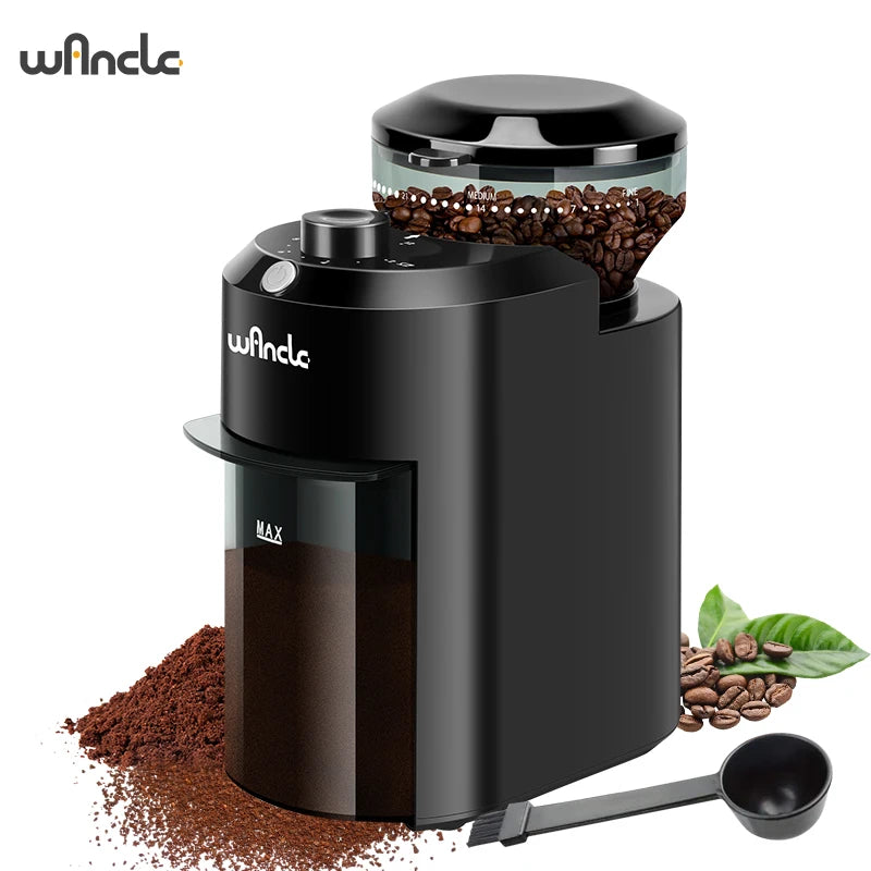 Wancle Conical Burr Coffee Grinder - 28 Grind Settings